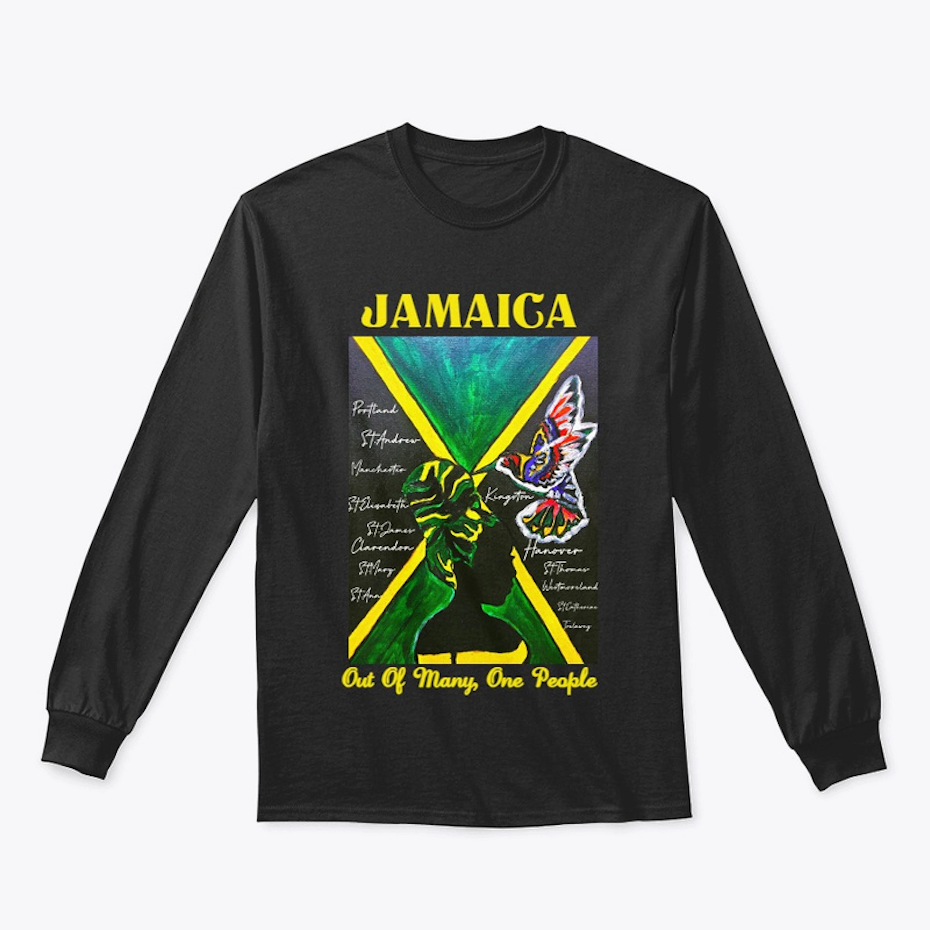 Handcrafted Jamaica Flag Hoodie
