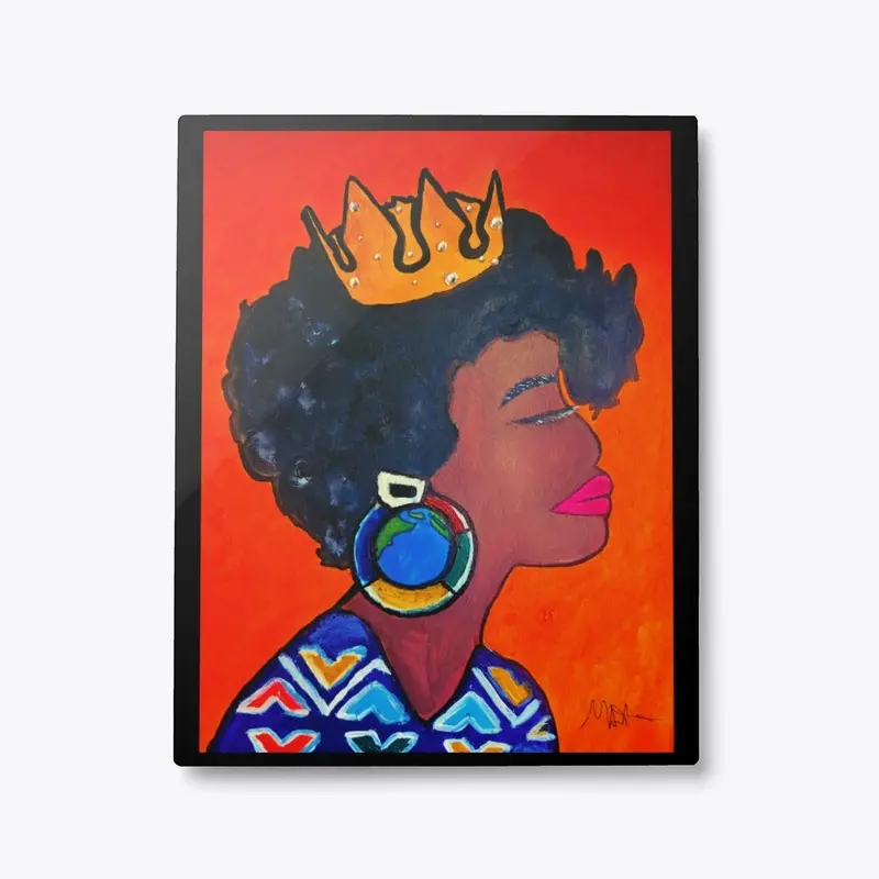 African American Queen Painting